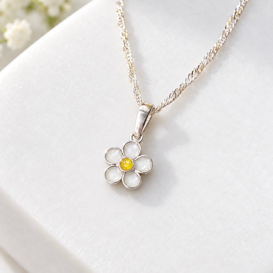 Sterling Silver Flower Pendant
