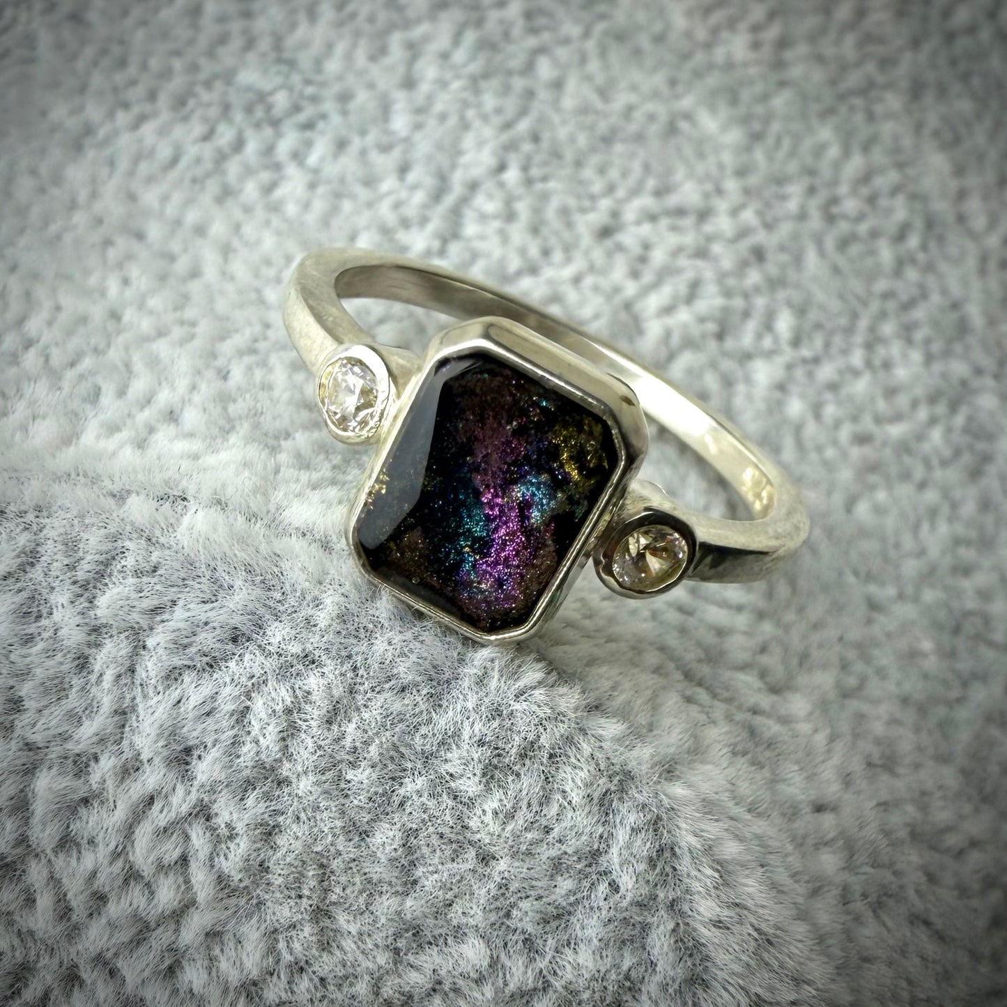 The Gemstone .925 Silver Ring - Size R Only