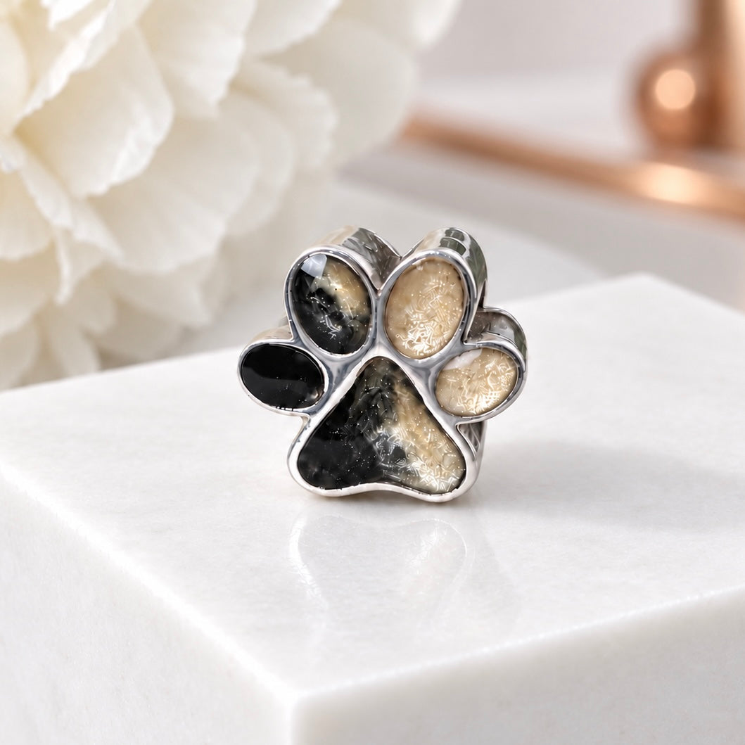 Sterling Silver Paw Bracelet Charm