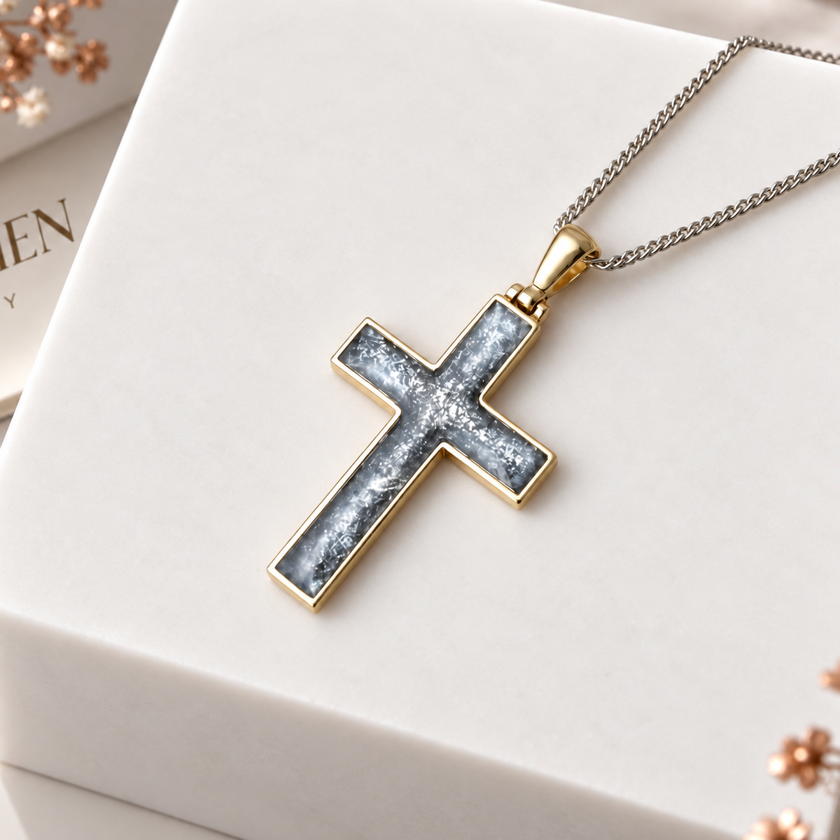 9ct Yellow Gold Cross Pendant