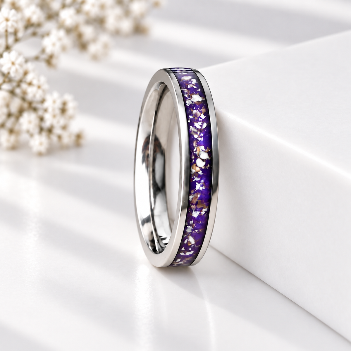 Titanium 4mm Channel Ring