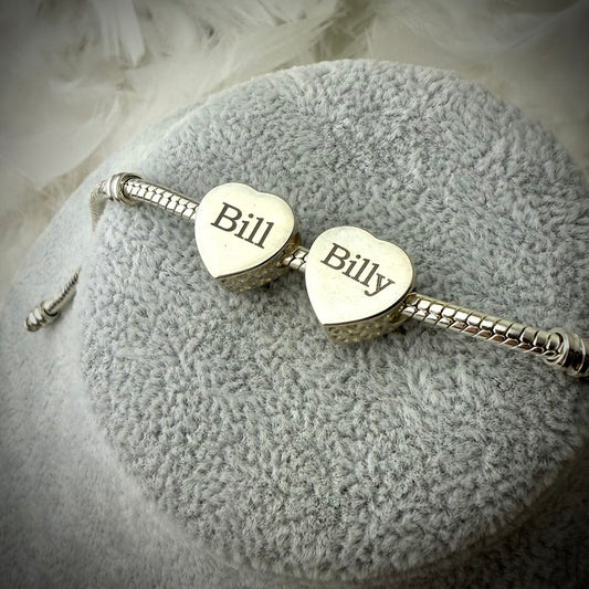 CZ Heart Bracelet Charm