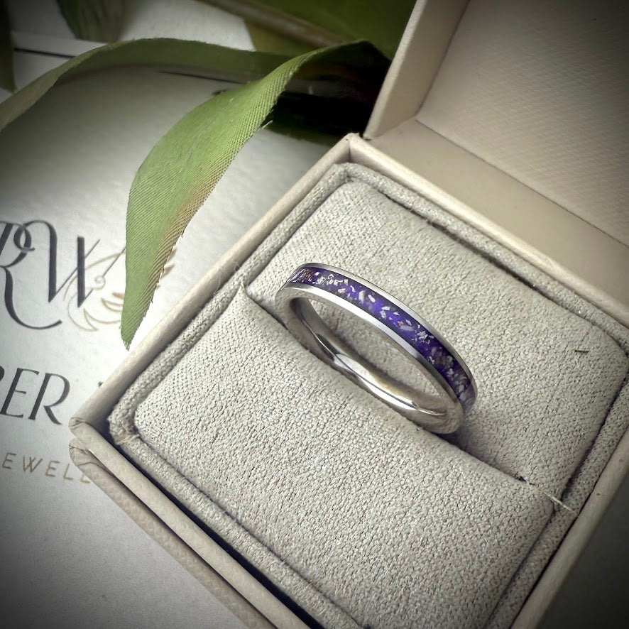 3.2 / 4mm Titanium Band Ring