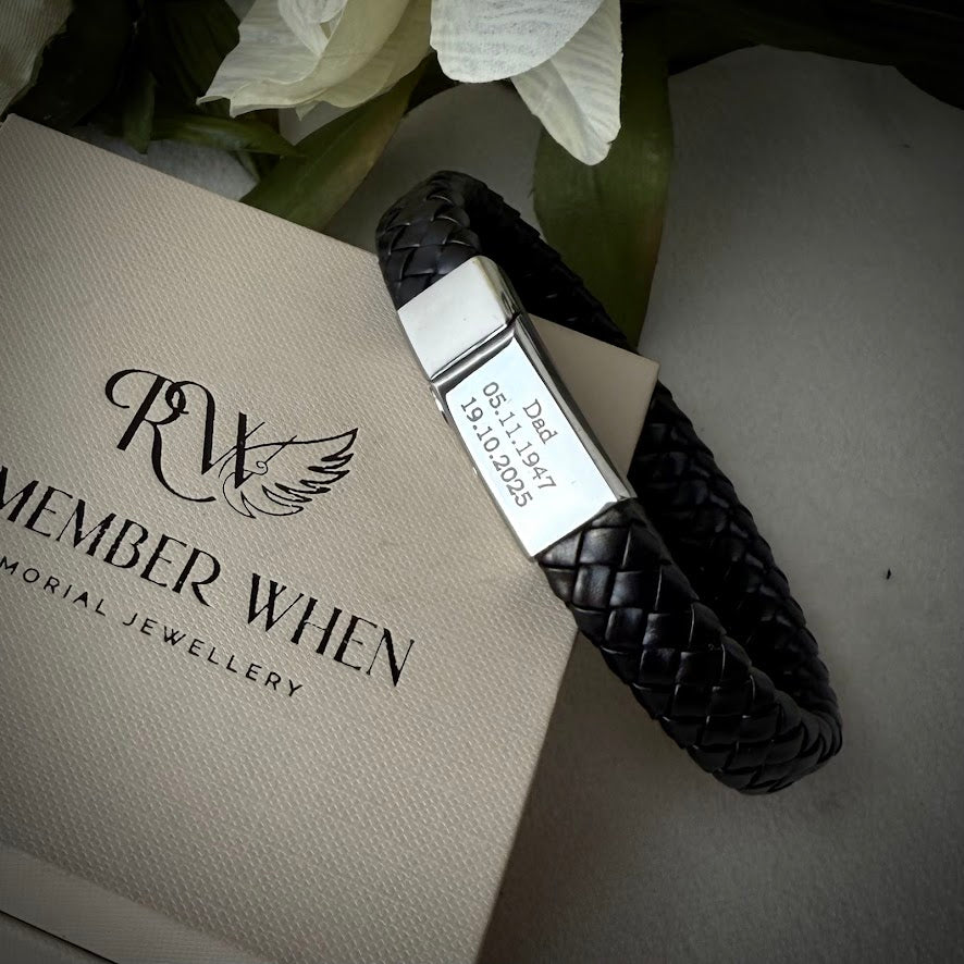 Braided Self Fill Urn Bracelet