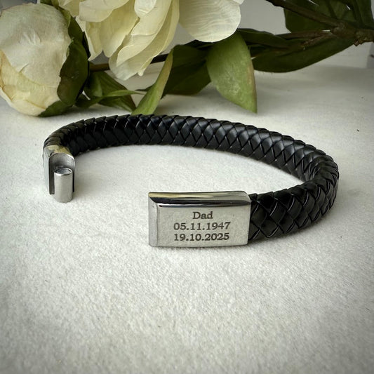 Braided Self Fill Urn Bracelet