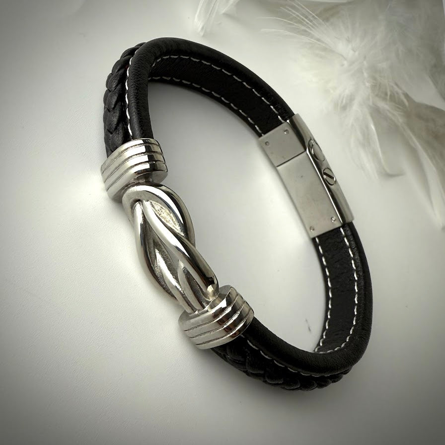 Braided Knot Self Fill Urn Bracelet