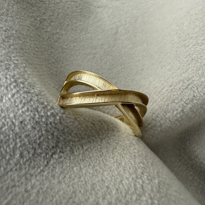 9ct Gold Simple Infinity Ring