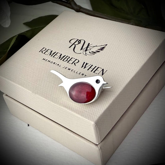 Classic Robin Brooch
