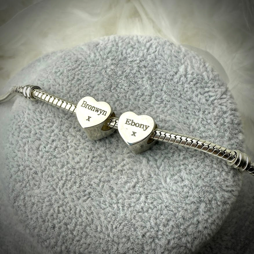 Simple Heart Bracelet Charm