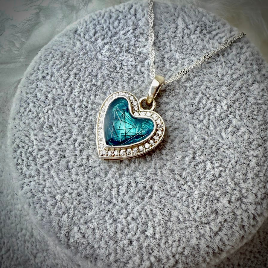 CZ My Heart Pendant