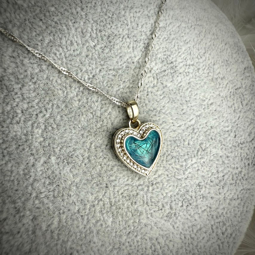 CZ My Heart Pendant