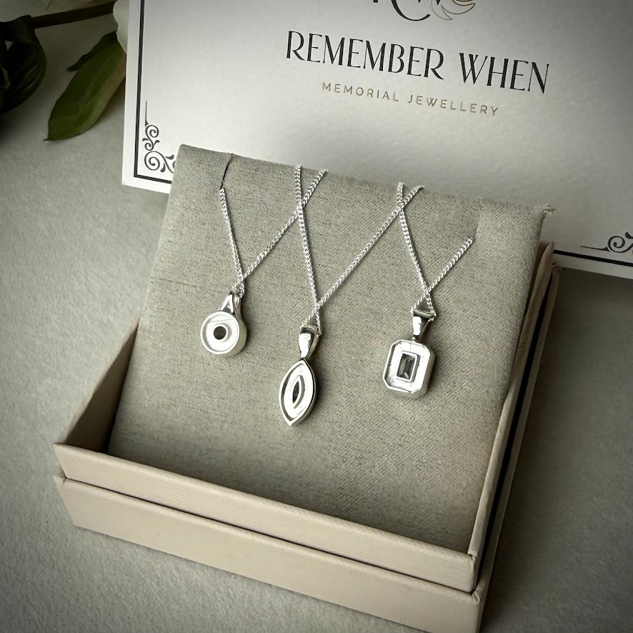 The Eternity Within Emerald Cut Pendant