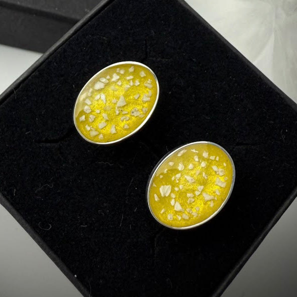 Oval .925 Silver Cufflinks
