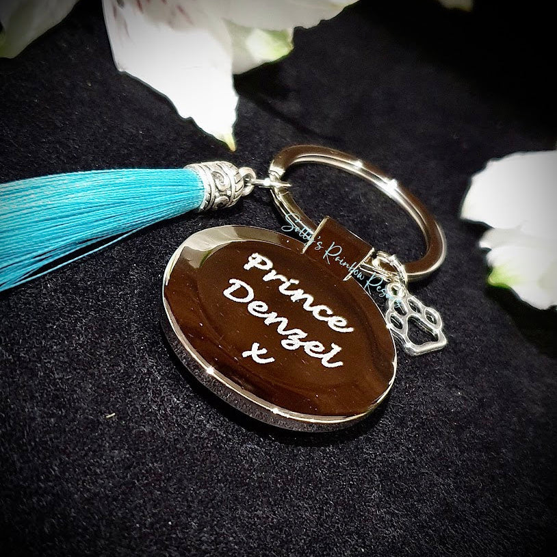 Engraved keyring