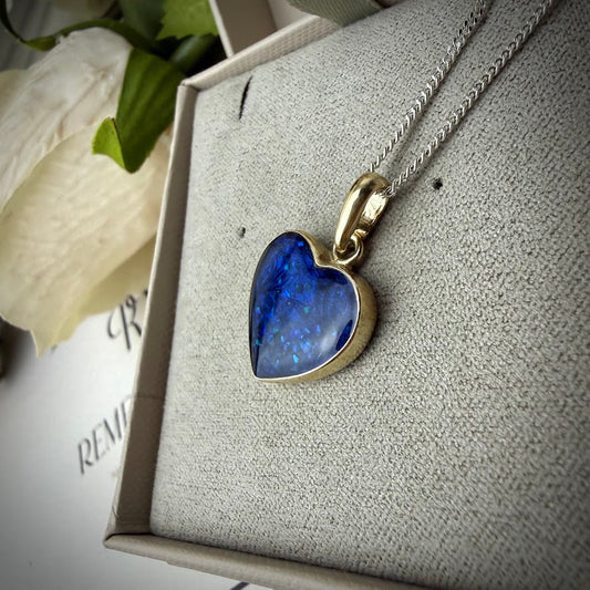 9ct Yellow Gold Heart Pendant