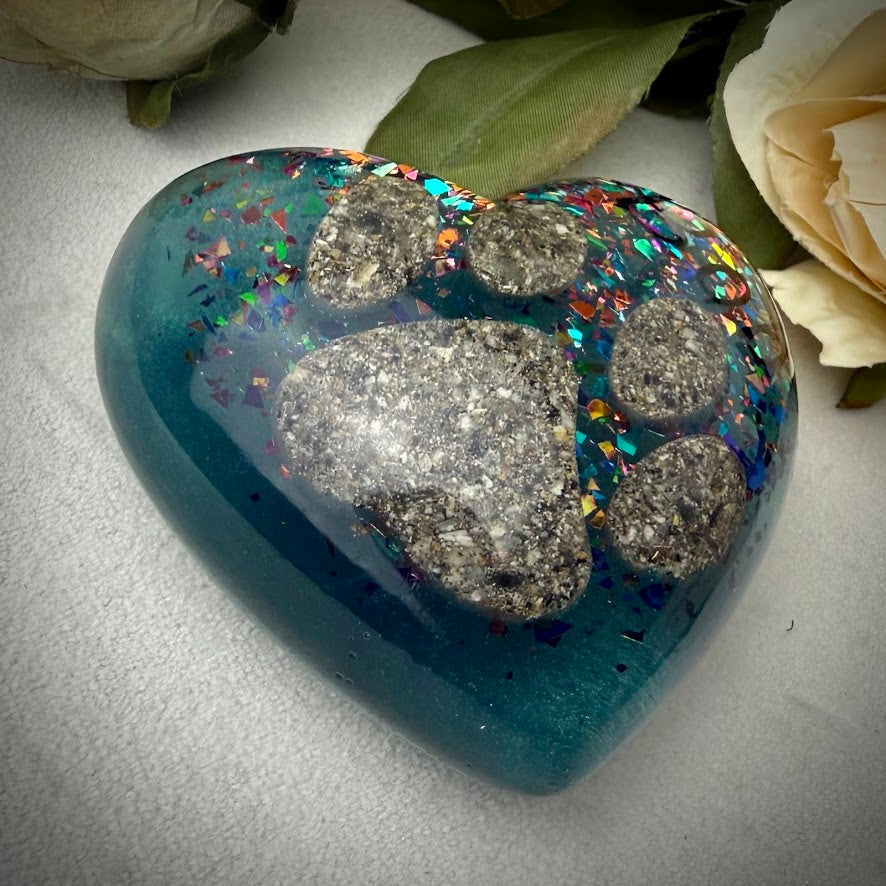 Large Puffy Heart Paperweight