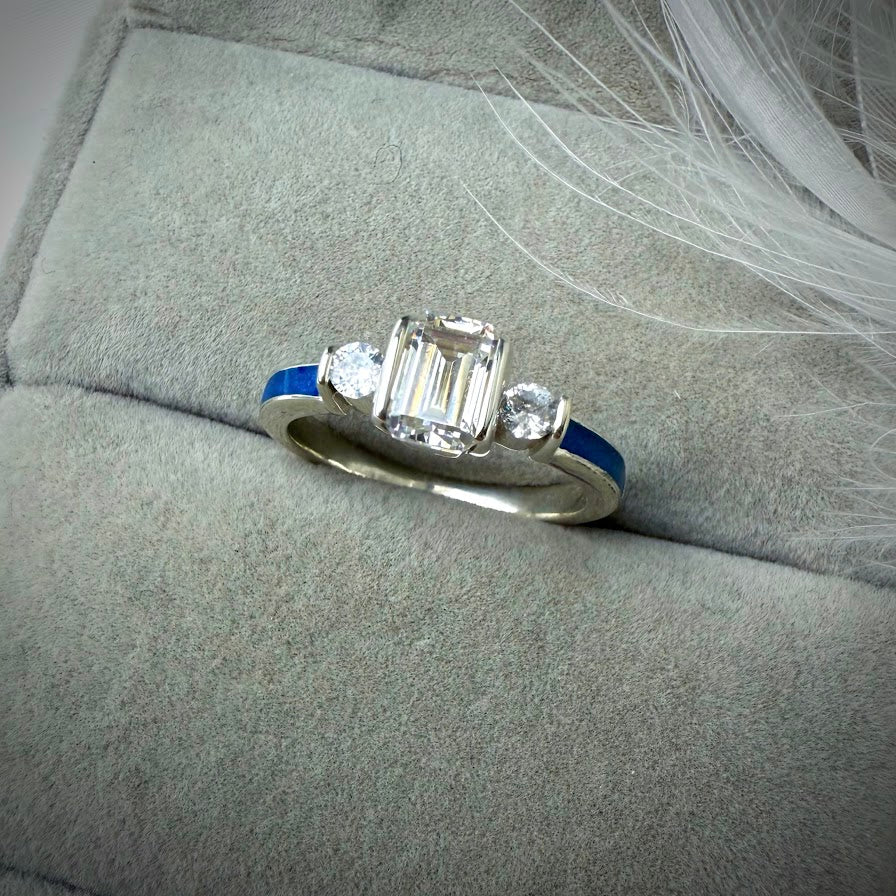 Emerald Cut Solitaire Ring