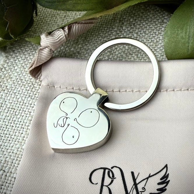 Heart Keepsake Keyring