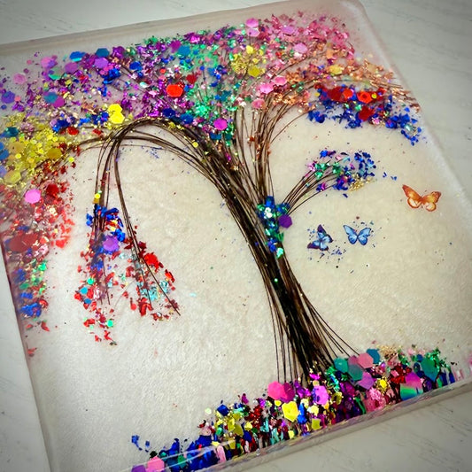 Hair/ Horse hair Tree of Life Tile