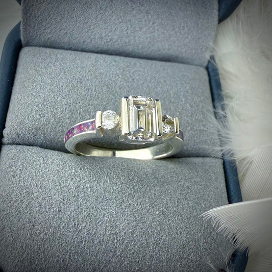 Emerald Cut Solitaire Ring