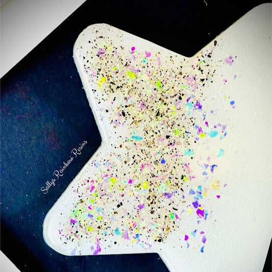 Framed Memorial Ashes/Hair Star