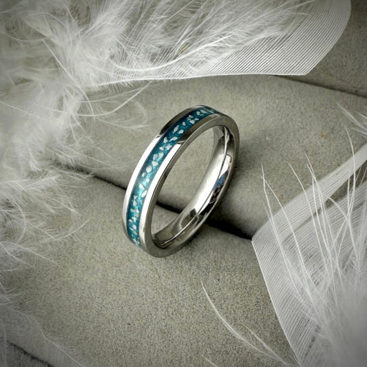 3.2 / 4mm Titanium Band Ring