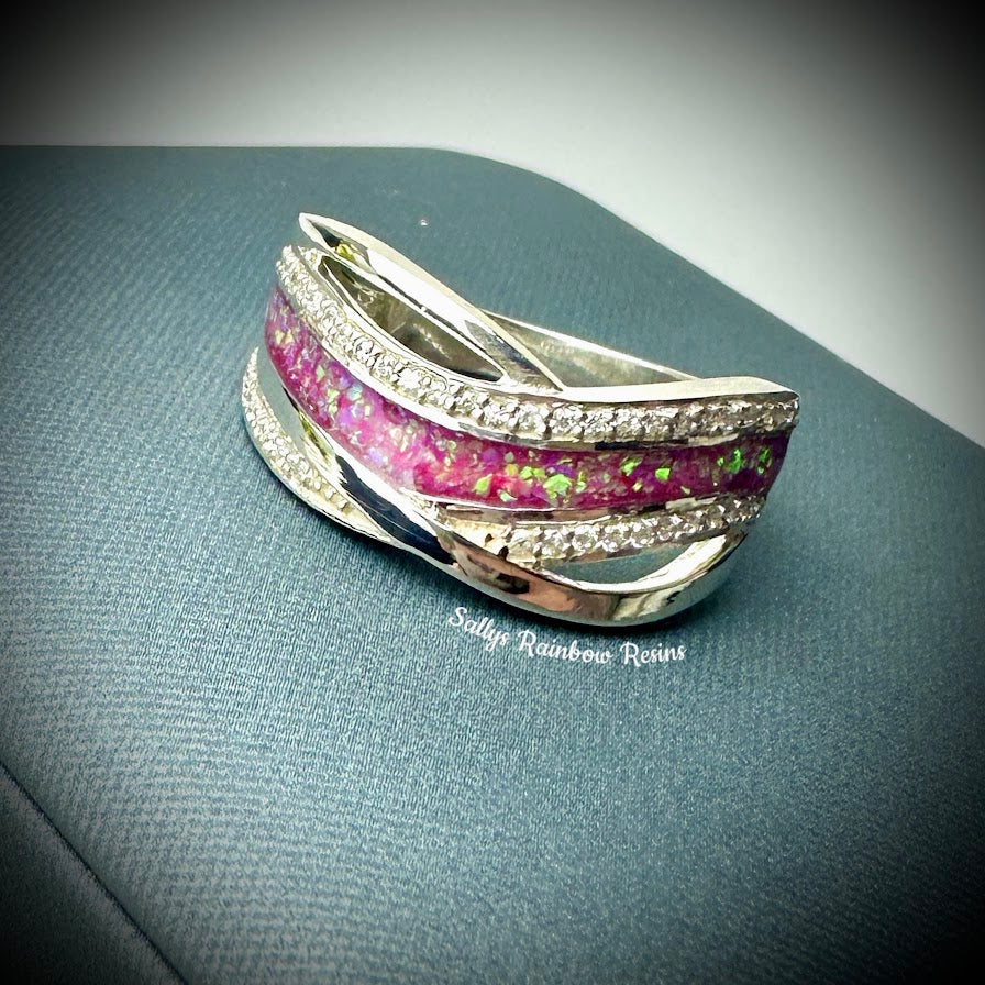 Eternal Wave .925 Silver Ring - Size Q only