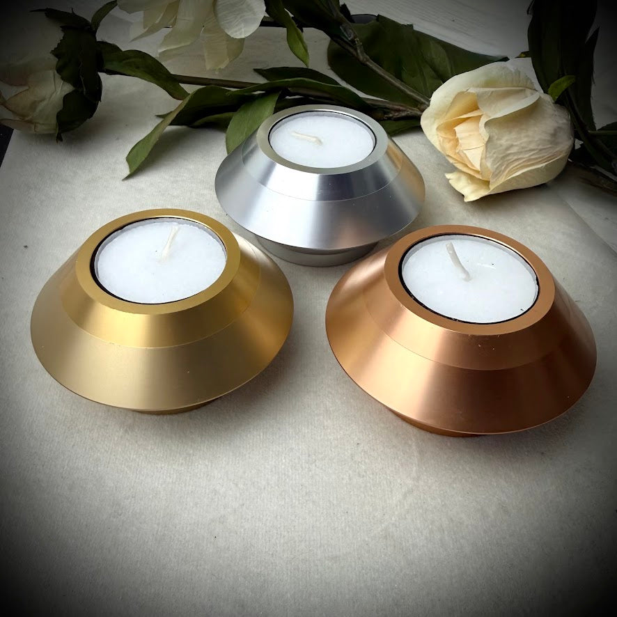 Heaven's Glow Silver Ashes Urn Candle