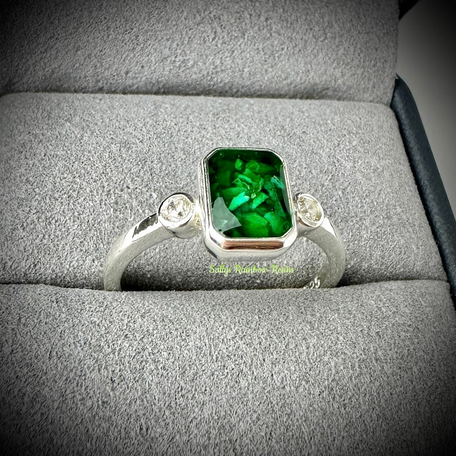 The Gemstone .925 Silver Ring - Size R Only