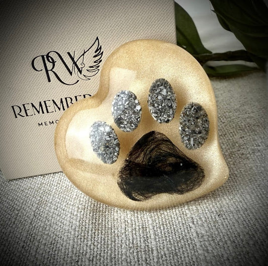 Wavy Heart Paperweight