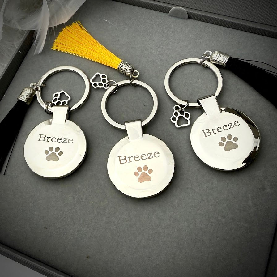 Engraved keyring