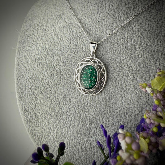 Celtic Oval Pendant