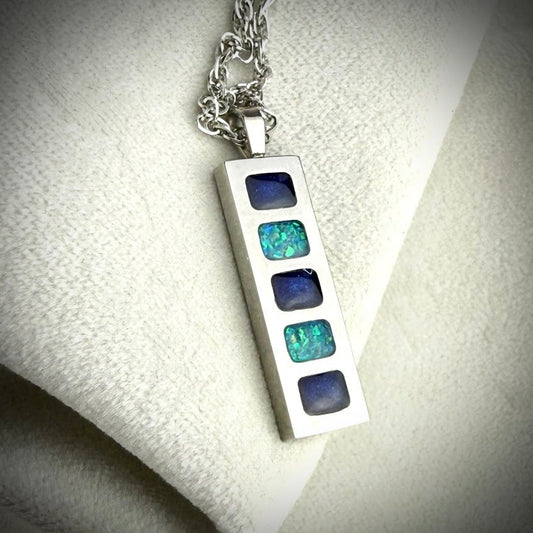 Titanium 5 bar Pendant