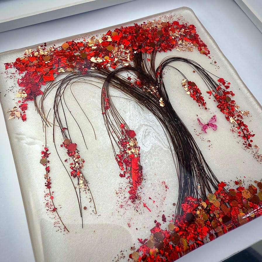 Framed Hair/ Horse hair Tree of Life