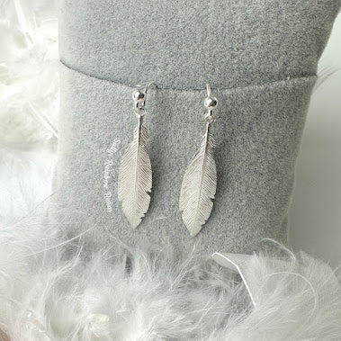 Medium Feather Earrings