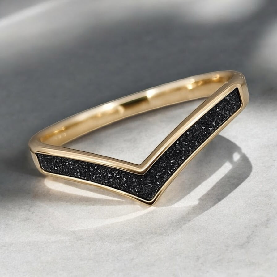 9ct Gold Wishbone Ring