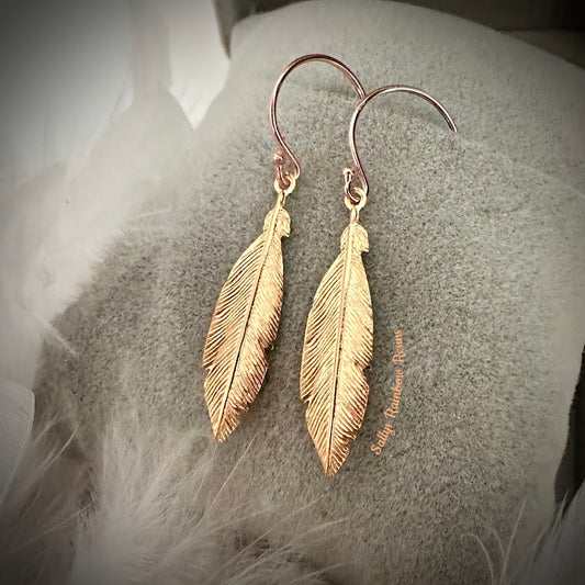 Medium Feather Earrings