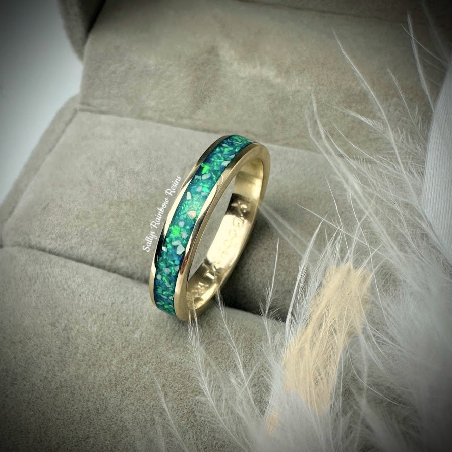 4mm 9ct Yellow Gold Band Ring