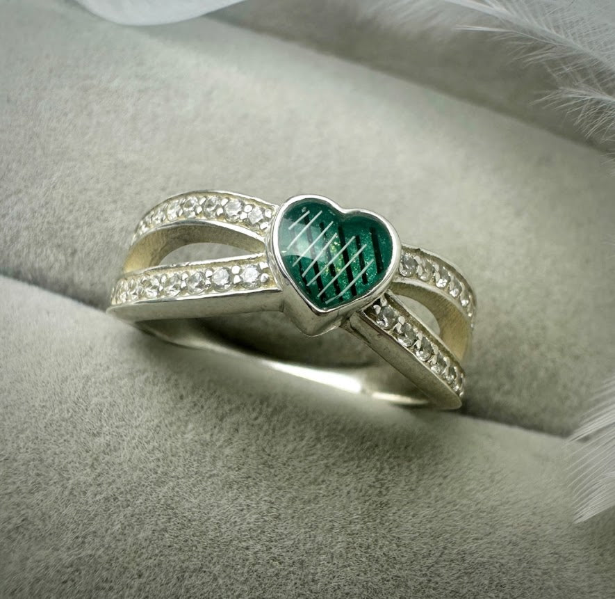 Heart Infinity Ring