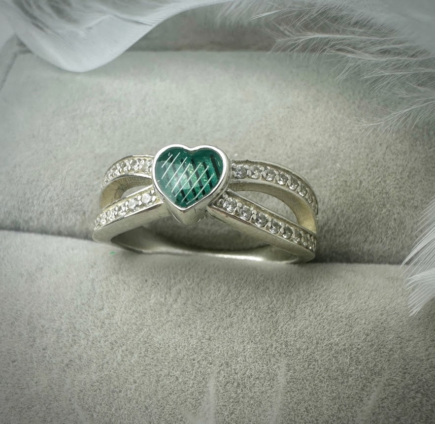 Heart Infinity Ring