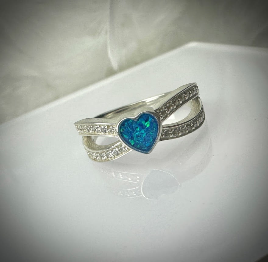 Heart Infinity Ring