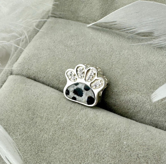CZ Paw Bracelet Charm
