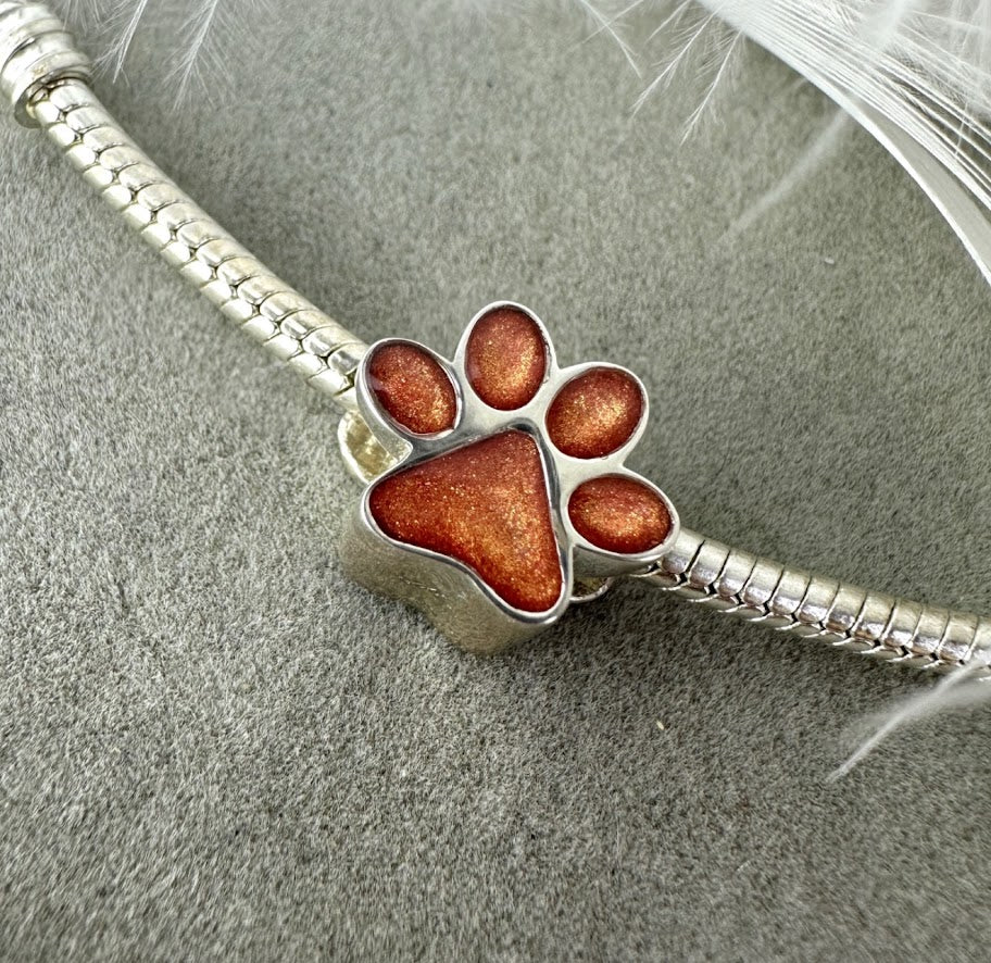 My Fur Baby Paw Bracelet Charm