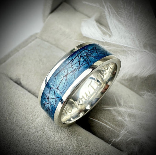 8mm Silver Band Ring