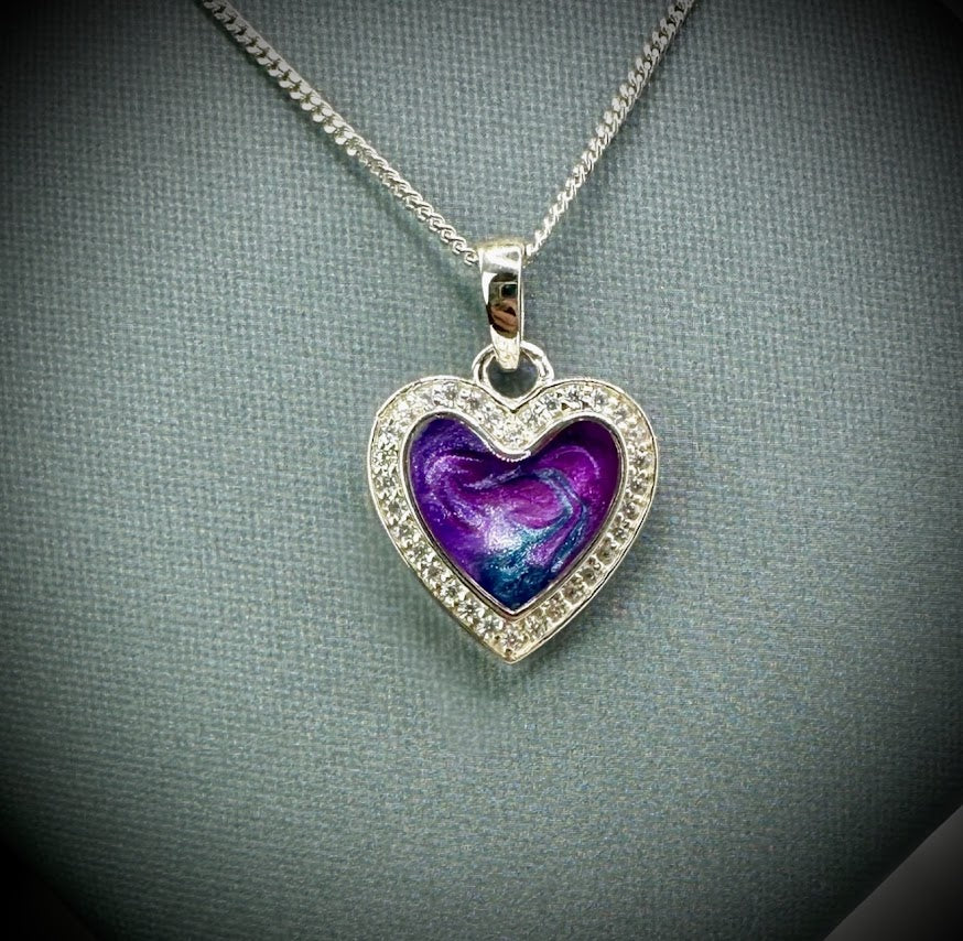 CZ My Heart Pendant