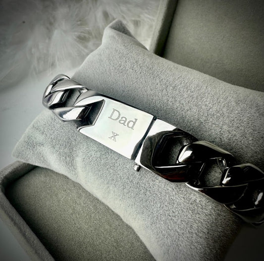 Large Link Self Fill Urn Bracelet