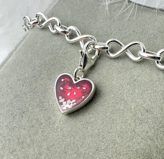 Clip On Heart Bracelet Charm