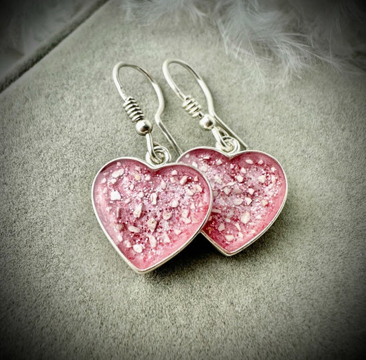 Heart Drop Earrings