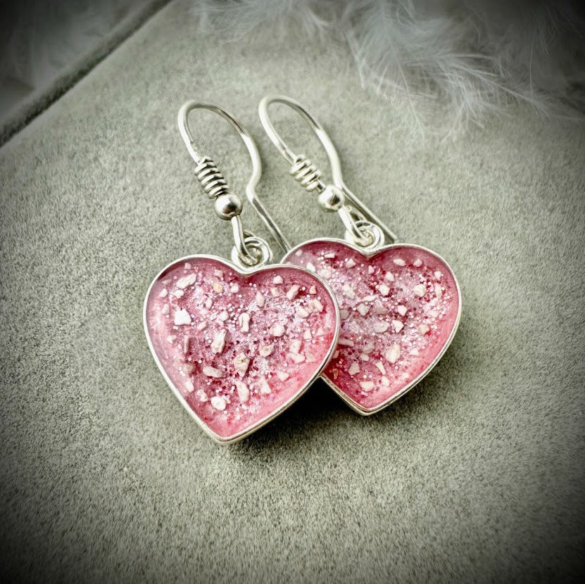 Heart Drop Earrings