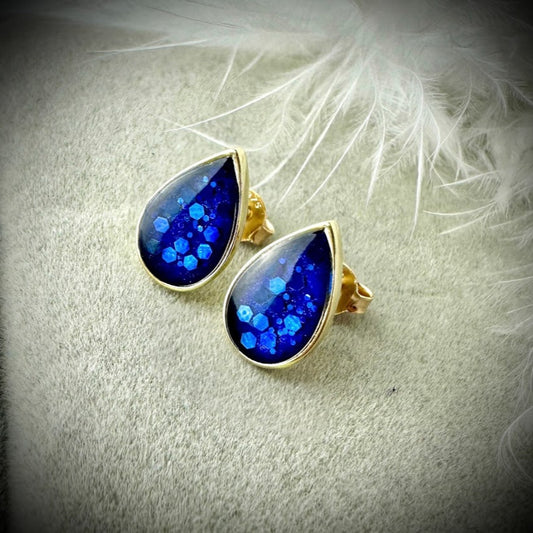 9ct Yellow Gold Teardrop Earrings